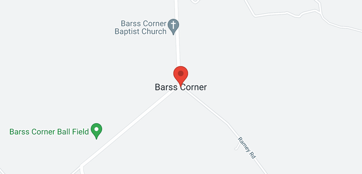 map of 1452 Barss Corner Road
